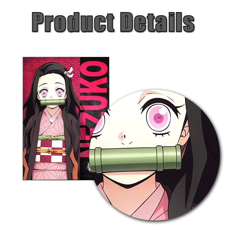 ‌Demon Slayer Anime Merchandise Mural Poster Tanjiro Kamado Nezuko Kamado Wall Art Canvas Painting for Home Decorative Pictures