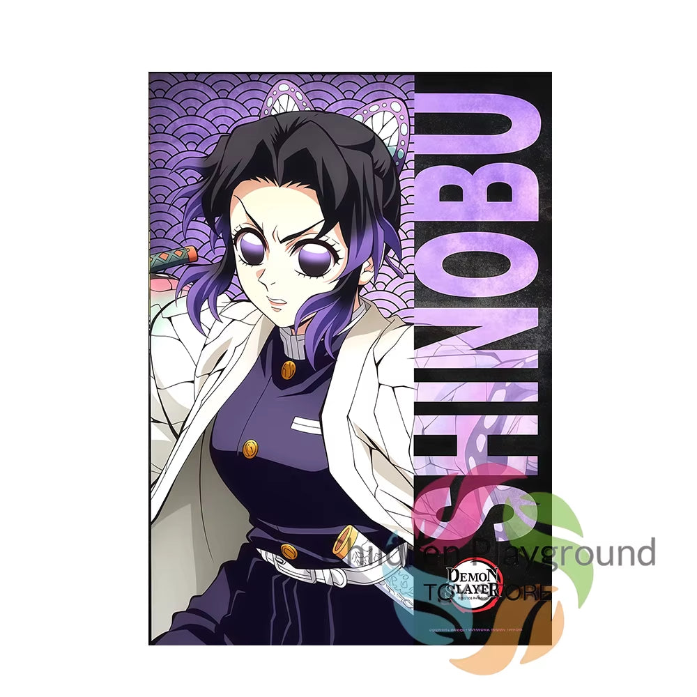 ‌Demon Slayer Anime Merchandise Mural Poster Tanjiro Kamado Nezuko Kamado Wall Art Canvas Painting for Home Decorative Pictures
