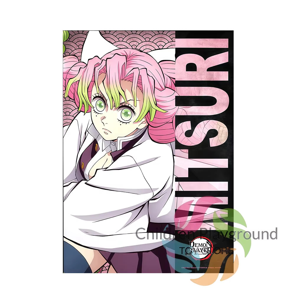 ‌Demon Slayer Anime Merchandise Mural Poster Tanjiro Kamado Nezuko Kamado Wall Art Canvas Painting for Home Decorative Pictures
