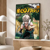 Anime My Hero Academia Poster Poster Wall Sticker Waterproof Self Adhesive HD Art Bedroom Bar Decor