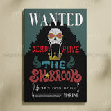 Anime One Piece Wanted Home Decor Poster Wall Art Canvas Prints Painting Pictures for Living Room Frameless Decorative Murals