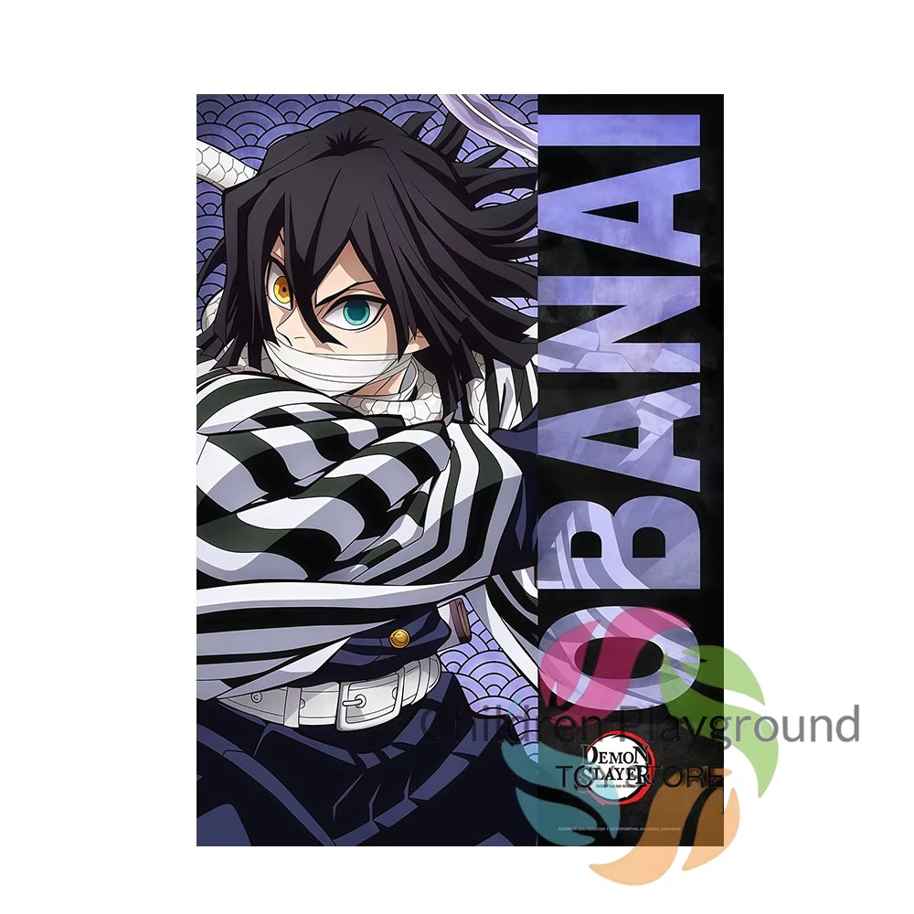 ‌Demon Slayer Anime Merchandise Mural Poster Tanjiro Kamado Nezuko Kamado Wall Art Canvas Painting for Home Decorative Pictures