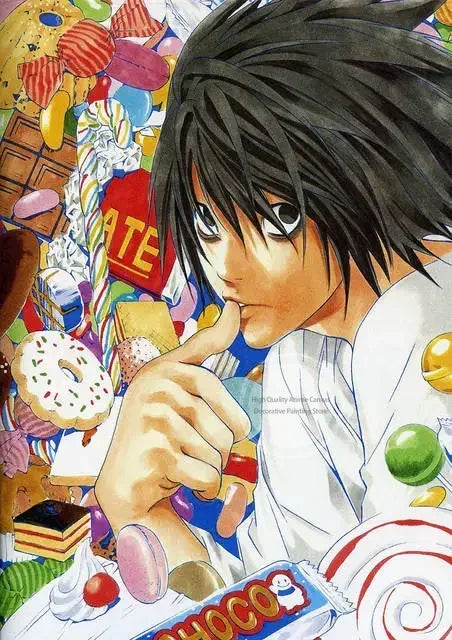 Japan Anime DEATH NOTE Poster for Living Room Wall Decor Quality Canvas Painting Cute Kawaii Cartoon Art Home Decor Wall Art