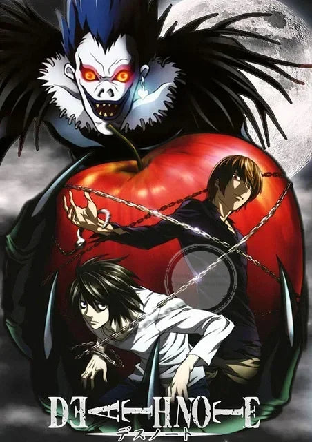 Japan Anime DEATH NOTE Poster for Living Room Wall Decor Quality Canvas Painting Cute Kawaii Cartoon Art Home Decor Wall Art