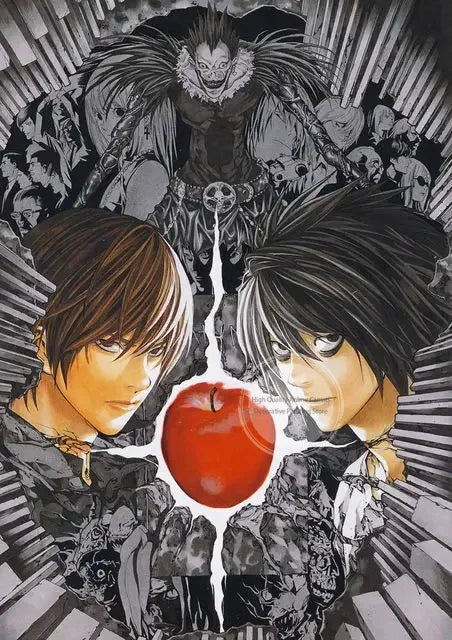 Japan Anime DEATH NOTE Poster for Living Room Wall Decor Quality Canvas Painting Cute Kawaii Cartoon Art Home Decor Wall Art