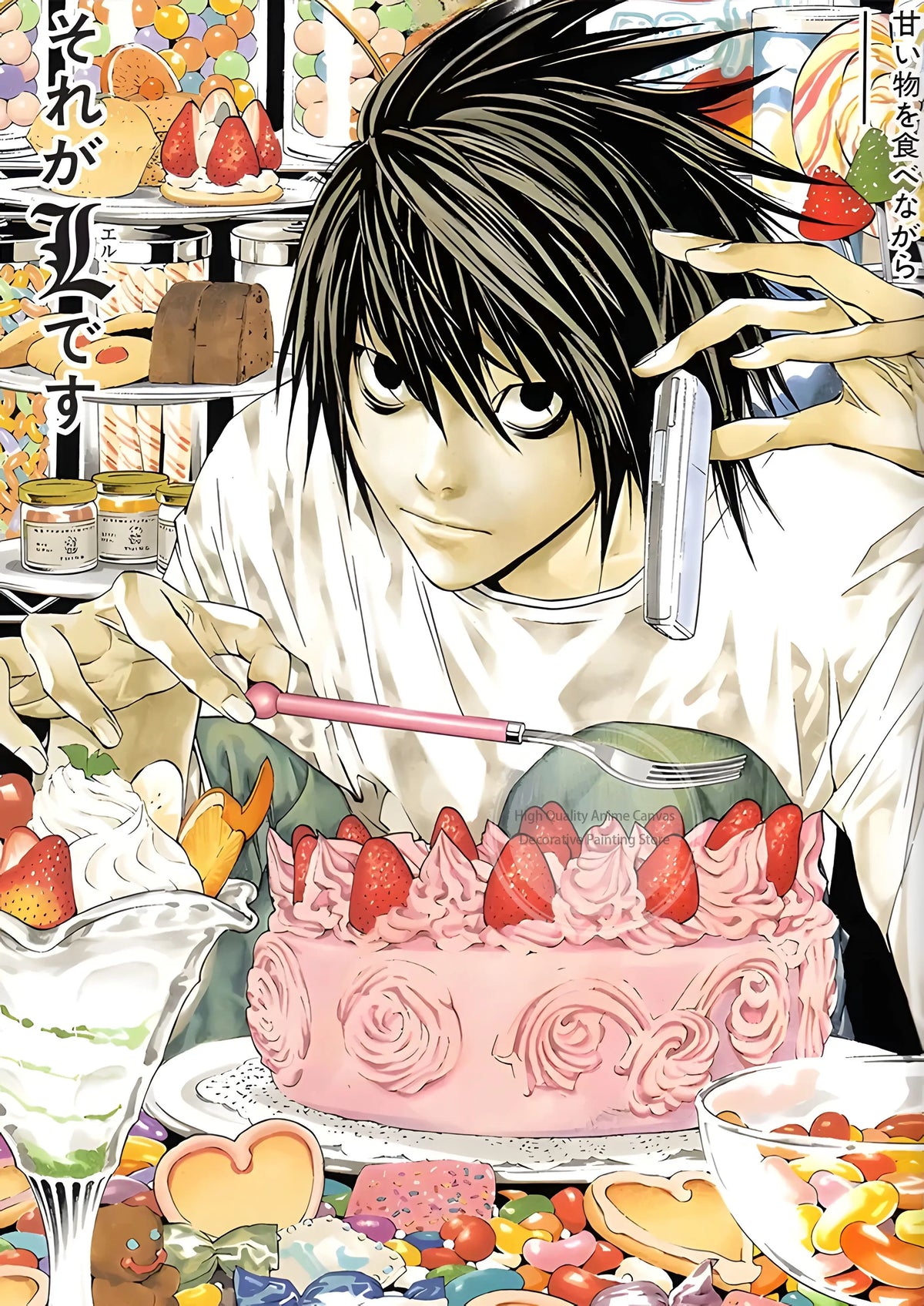 Japan Anime DEATH NOTE Poster for Living Room Wall Decor Quality Canvas Painting Cute Kawaii Cartoon Art Home Decor Wall Art