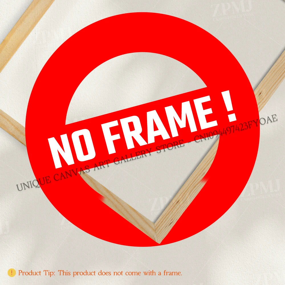 Anime One Piece Wanted Home Decor Poster Wall Art Canvas Prints Painting Pictures for Living Room Frameless Decorative Murals
